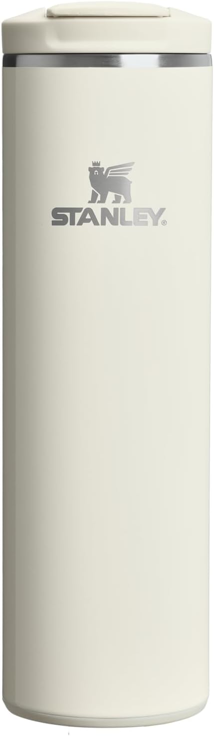 STANLEY Transit FlipTop Mug | Leakproof Coffee Travel Cup | Vacuum Insulated Stainless Steel | Stays Hot or Cold for Hours | BPA-Free | 16 oz | Cream Gloss by Unknown