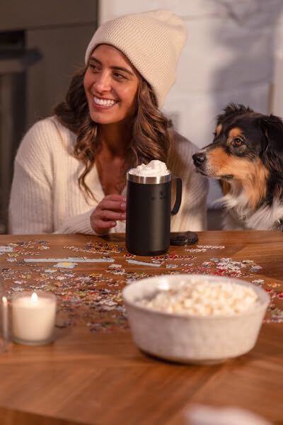 STANLEY Everyday Camp Mug 12oz | Drink Through Lid | Cup for Coffee, Tea and Drinks | Insulated Stainless Steel Coffee Mug | BPA-Free | Black 2.0 - Image 5