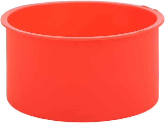 Tbest Round Cake Pans, Silicone Food Grade for Baking Layer Cakes Cheese Bread 9cm Depth 5cm Small Specialty Novelty - Image 6