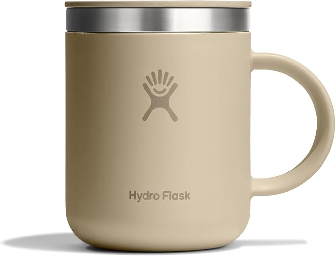 Hydro Flask Coffee Mug – Insulated Stainless Steel, Non Spill, Leak Resistant Travel Mug 12 Oz Oat Tan by Unknown