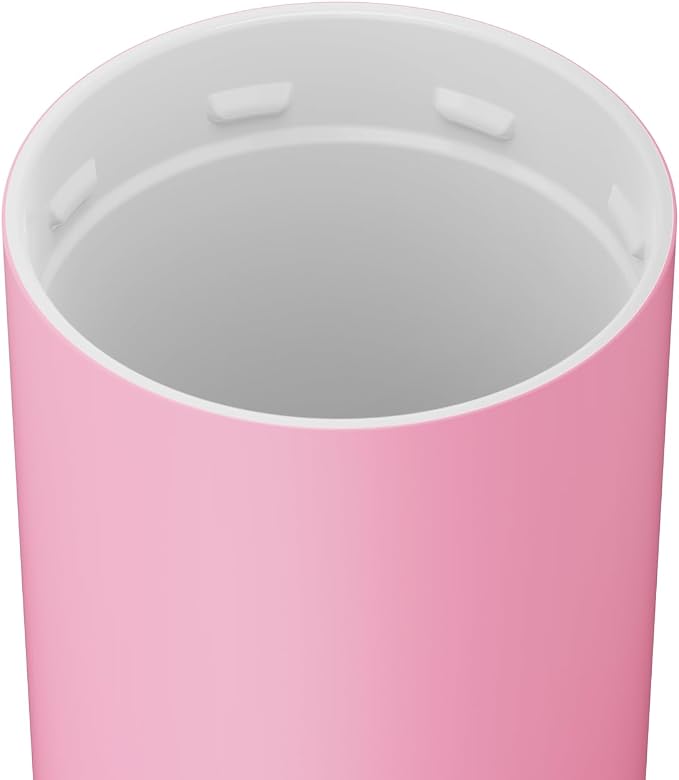 BrüMate Strova 18oz 100% Leakproof Insulated Coffee Mug | Ceramic-Lined Interior | Built-In Silicone Sleeve for Travel | Locking Flip Lid (Primrose) - Image 2