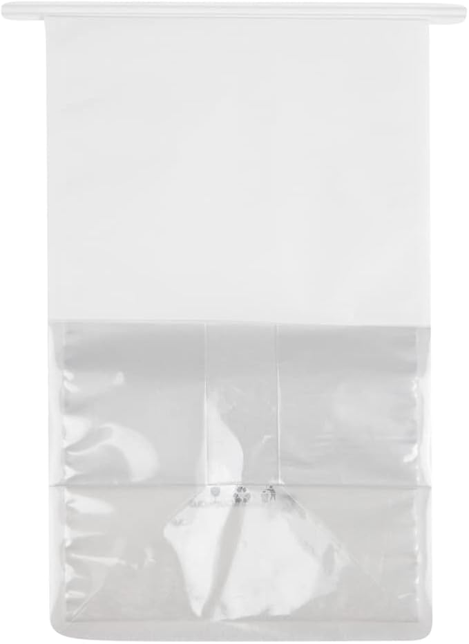 Restaurantware White Paper Cotton Tin Tie Bag, 100 Pack - Image 10