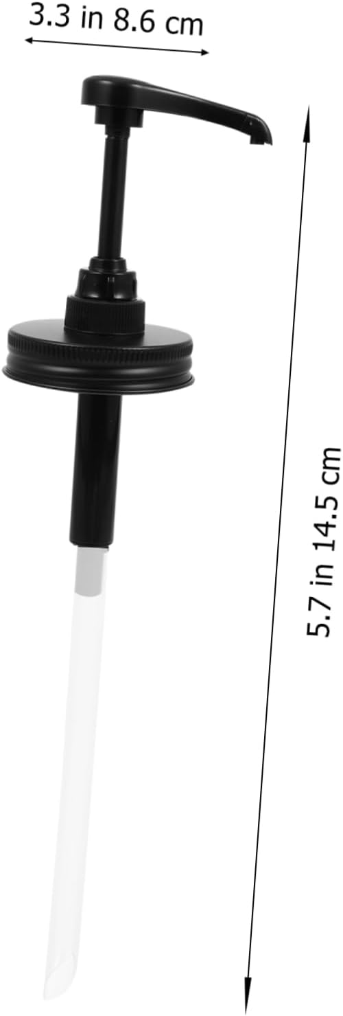 OUNONA Syrup Pump Dispenser for Bottles Honey and Coffee Syrup Pump 304 Stainless Steel Easy to Use for Kitchen and Bar