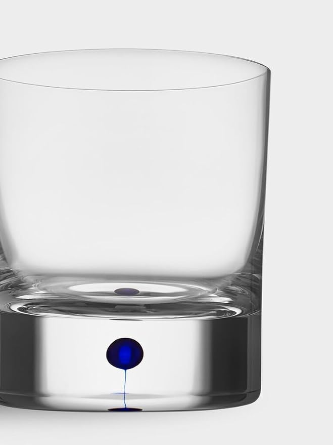 Orrefors Intermezzo Blue 11 Ounce Double Old Fashioned Glass, Set of 2 - Image 2