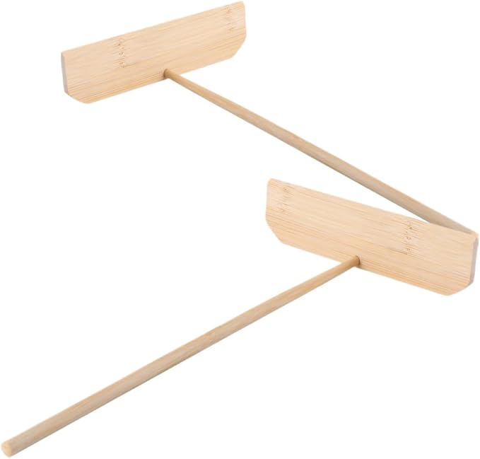 NOLITOY 2pcs Pancake Spreader T-shaped Scraper for Even Spreading and Easy Operation, Lightweight Kitchen Tool for Pancakes and Omelettes, for Daily Family Breakfast Preparation by NOLITOY