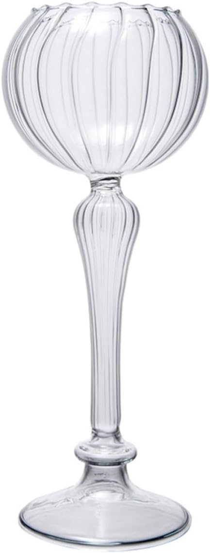 Creative Portable Cocktail Glass Wine Cup, Lightweight round Glassware with Simple Generous Style, Multifunctional Drinking Glass for Home Bar and Party Use by Unknown