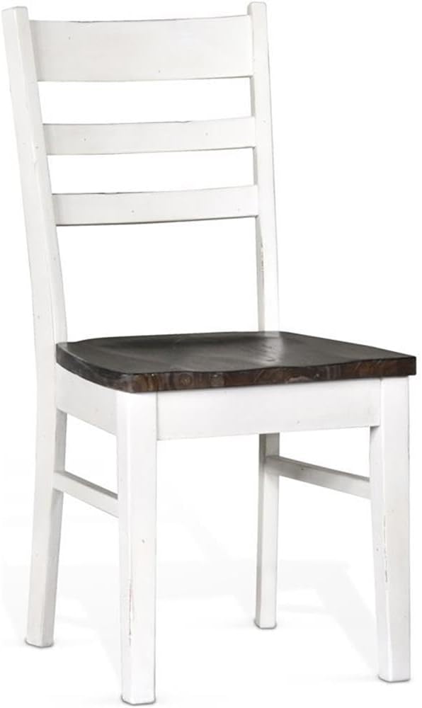 Pemberly Row 4-Piece Farmhouse Wood Breakfast Nook Set with Hidden Storage, Reversible Seating, Great for Small Spaces, in White & Brown Finish - Image 5