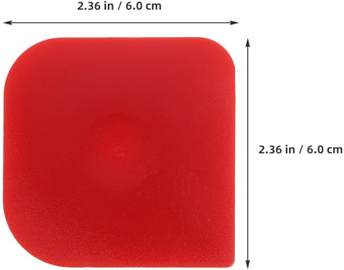 Abaodam 6pcs Versatile Dough Scraper for Bread Making and Cleaning, PC Material Kitchen Tool Precise Cutting and Non-slip Design, for Baking and Food Preparation - Image 2