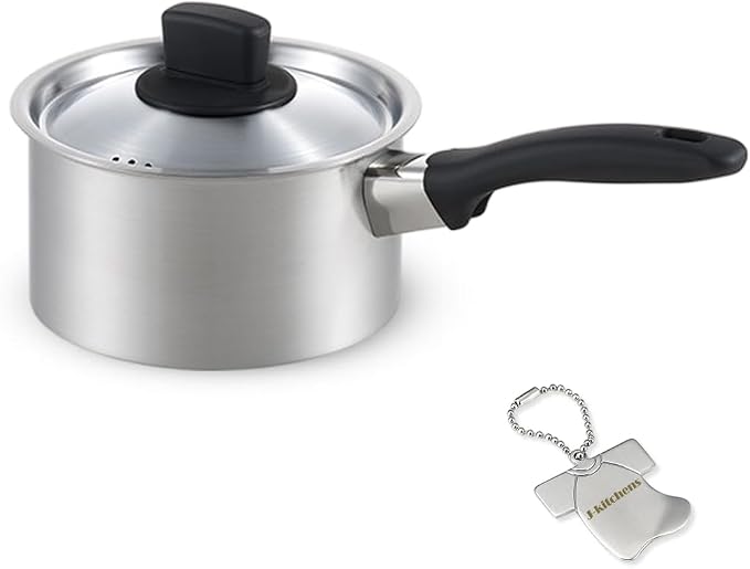 J-kitchens Dining Product, One-Handle, Non-Roll Lid, 6.3 inches (16 cm), Gas Induction Compatible, Made in Japan, Original Tag Included by Unknown
