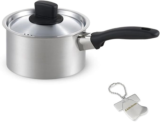 J-kitchens Dining Product, One-Handle, Non-Roll Lid, 6.3 inches (16 cm), Gas Induction Compatible, Made in Japan, Original Tag Included by Unknown