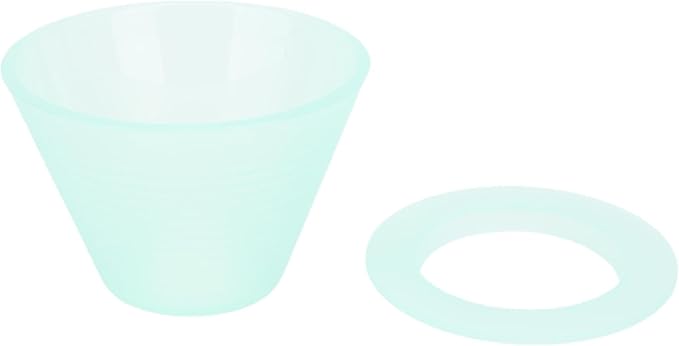 POCREATION Pour Over Coffee Maker Manual Coffee Brewer Hand Drip Coffee Maker Flat Bottom Coffee Dripper with Detachable Design for Home Restaurant Office Use (Light Green)