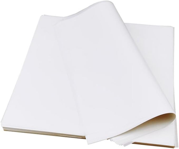 Kichvoe 500pcs Disposable 8-inch Square Oil-absorbing Greaseproof Baking Parchment Paper for Fried Food and Bread, Non-stick Paper Pads for Kitchen and Cooking Use by Kichvoe