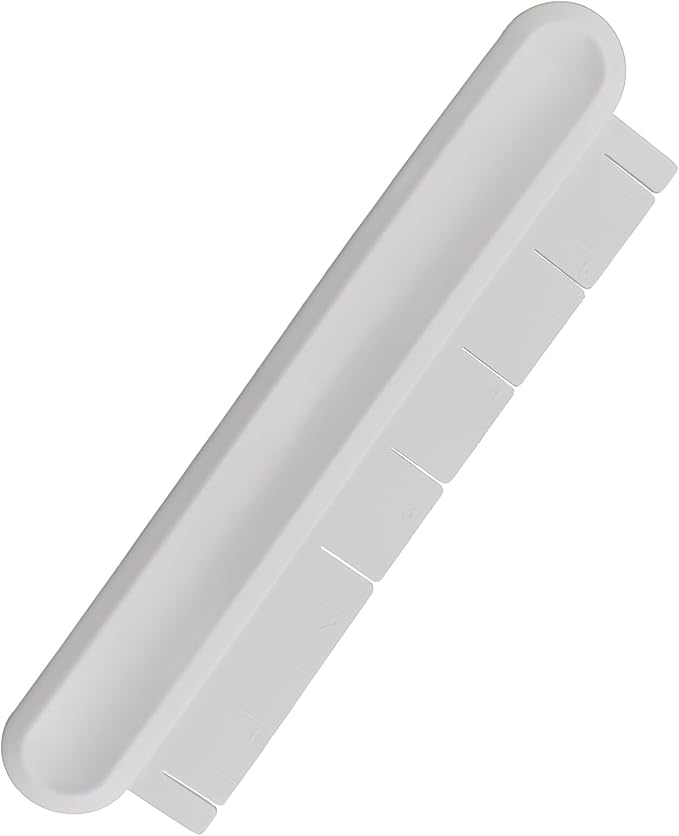 Flip Cake Arc Ruler Decorative Scale Baking Ruler Plastic Baking Measuring Tools Pastry Art Tools Surround Decorative Marker For Cake Decorating Arc Framing Aid White