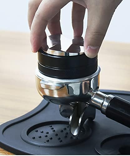 Coffee Dispenser and Tamping Machine, Dual Head Coffee Scaler for, Depth Adjustable, Professional Espresso Manual Tamping Machine (53mm)