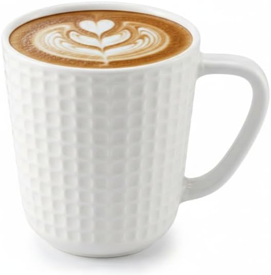 Large Coffee Mug, 20 oz White Coffee Mugs, Ceramic Coffee Cup with Handle | Big Coffee Mug, Porcelain Mug for Latte, Tea, Cocoa, Microwave and Dishwasher Safe, Home & Office, Housewarming Gift by Seworlan