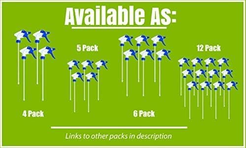 Gold Standard - Universal Trigger Sprayer, Spray Bottle Nozzle Replacement, Ergonomic Spray Nozzle for Bottles, Fits 32oz Plastic Spray Bottles for Cleaning Solutions, 12-Pack Spray Trigger Handle