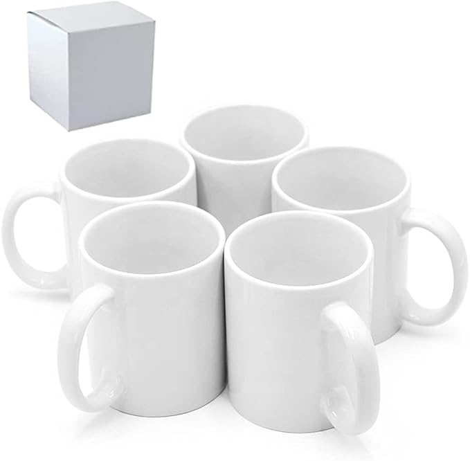 36 Pack Sublimation Mugs 11oz White Blank Ceramic Coffee Mugs with Individual White Boxes, AAA Grade with Premium Coating for Heat Press DIY, Dishwasher Microwave Safe - Image 7