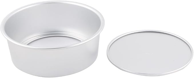 Ruilogod Aluminum Alloy Home Bakery Round Removable Bottom DIY Cake Baking Pan 8 Inch Dia (id: c01 82e d3b cf8 8a8 - Image 3