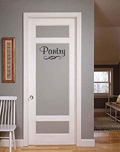 Pantry Sticker/Decal 9x4.5 inches - Vinyl Door Cabinet Cupboard Glass Pantry Label Organizer for Home and Kitchen Décor - Image 2