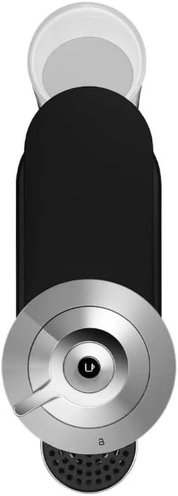 Nespresso Vertuo Next Deluxe Compact and Slim-Fit Design Coffee and Espresso Machine for 6 Cup Sizes of Coffee (Pure Chrome) with Nespresso Vertuo Sample Pack 12 Capsules (2 Items)