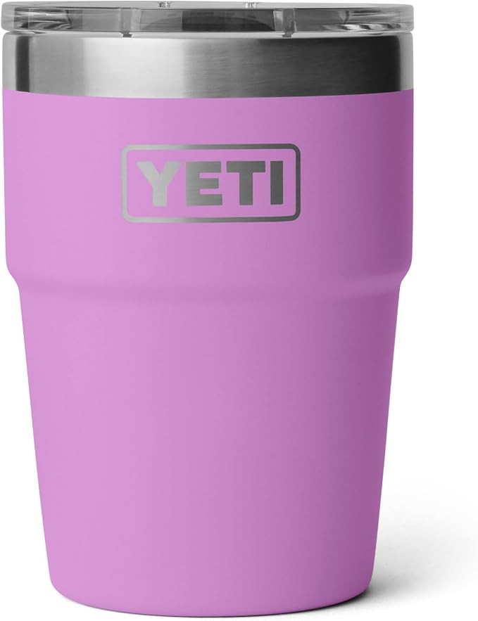 YETI Rambler 16 oz Stackable Tumbler, Vacuum Insulated, Stainless Steel with MagSlider Lid | Stackable by YETI