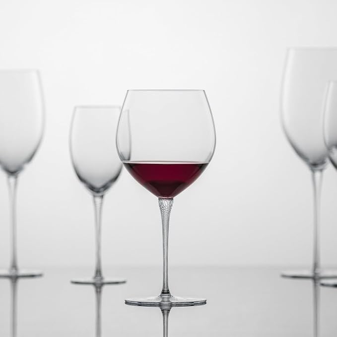 Zwiesel Glas Handmade Highness Crystal Glass, 21 Ounce Burgundy (Set of 2), Clear - Image 2