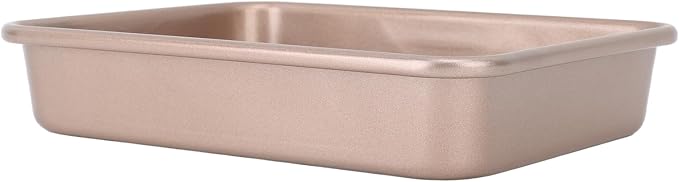 Zerodis Baking Cookie Sheets Baking Trays Rectangular Sheet with Even Heat Distribution for Cakes Pastries Carbon Steel Pan Non Stick Oven Tray Carbon Steel (Large Rectangular) - Image 2