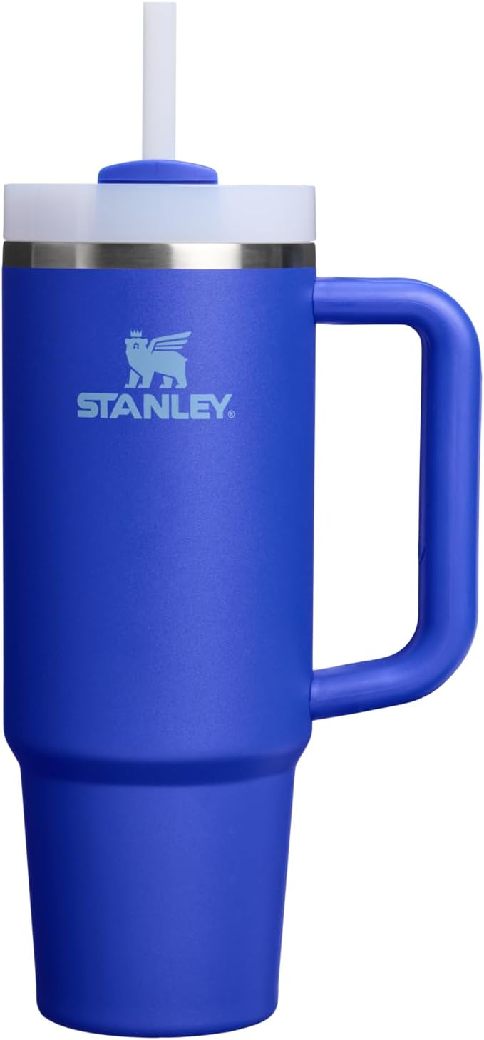 STANLEY Quencher H2.0 Flow State Tumbler, 30 oz, Cobalt | Handle and Straw | 3-Position Lid | Cup Holder Compatible for Travel | Insulated Stainless Steel Cup | BPA-Free by Unknown