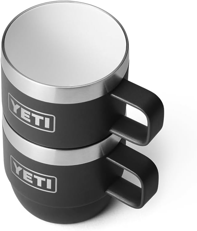 YETI Rambler 6 oz Stackable Mug, Stainless Steel, Vacuum Insulated Espresso/Coffee Mug, 2 Pack - Image 7
