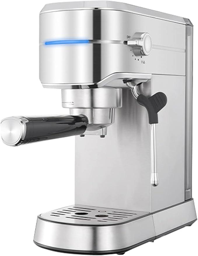 Espresso Machine Fully Semi-Automatic Italian Milk Froth Coffee Machine, 15Bar Pressure, 92° Constant Temperature Extraction by Unknown