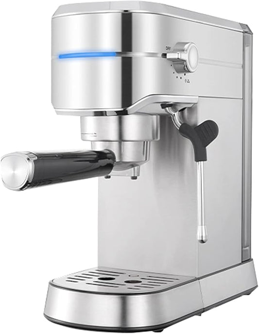 Espresso Machine Fully Semi-Automatic Italian Milk Froth Coffee Machine, 15Bar Pressure, 92° Constant Temperature Extraction by Unknown
