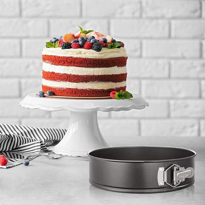 Kitchen Tools 7 8 9 "Nonstick Springform Pan Set of 3, Leakproof Cheesecake Pan with Protector, Round Cake Pans Sets for Baking with Removable Bottom A unique gift for baking enthusiasts - Image 5