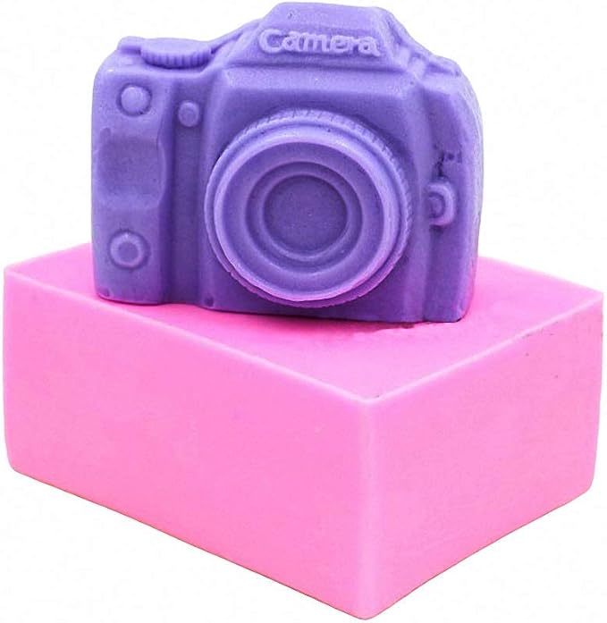 3D Camera Silicone Chocolate Candy Mold Cake Decorating Tools DIY Mini Soap Mold by MoldFun