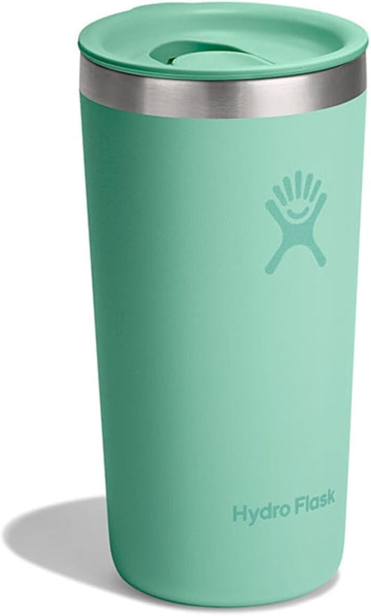 Hydro Flask – All Around Tumbler Press-in Lid 355 ml (12 oz)–Insulated Stainless Steel – Splash-Resistant, Leak-Resistant, Cupholder Compatible – Keeps Drinks Cold 24 Hrs & Hot 12 Hrs – Mermaid Green by HydroFlask