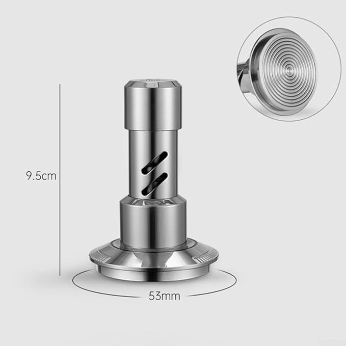 Professional Manual Coffee Tamper with Magnetic Alignment for For espresso Machines 51/53/58mm Sizes (51mm)