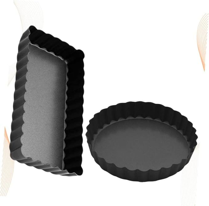 SHOWERORO 2pcs Non-stick Tart and Pizza Baking and Molds for Home Kitchen for Cakes Pies and Pastries Easy Release Design - Image 8
