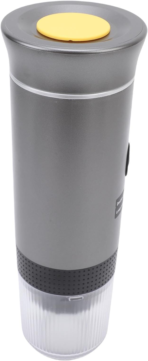 Keenso Portable Capsules Coffee Maker ABS 304 Stainless Steel Portable Coffee Machine 72W 120mL 20 Bar USB C Heated Brewing for Travel Office Camping Ground (Gray) - Image 5