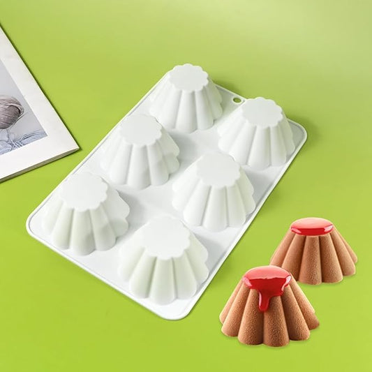 mostsom Cup Shape Silicone Mold, Non-Stick Baking Molds for Chocolate, Cake, Jelly, Dome Mousse Mould, Truffle, Ice Cube, Easy Release & Clean, Perfect for Cake & Dessert Making (H_ Cup)
