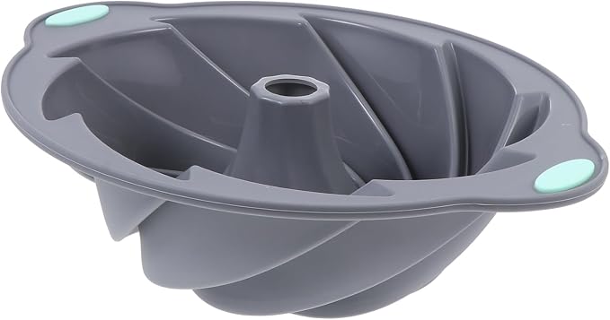 Silicone Baking Pan Rack Cake Pans for Baking Chiffon Cake Mold Tools Light Grey by AUTSUPPL