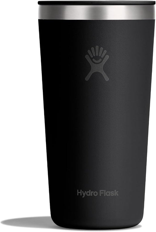 Hydro Flask All Around Tumbler Press-In Lid, Insulated Travel Mug, Stainless Steel Coffee Cup 20 Oz Tonal Black by Unknown