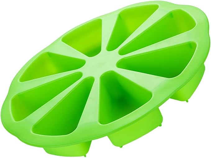 Silicone Dessert Mold Silicone Cake Mold Baking 8 Cavity Non Stick Multipurpose Baking Pan Easy Release Flexible with 8 Connected Cavities for Cakes Bread Chocolate Pizza (Green) - Image 9