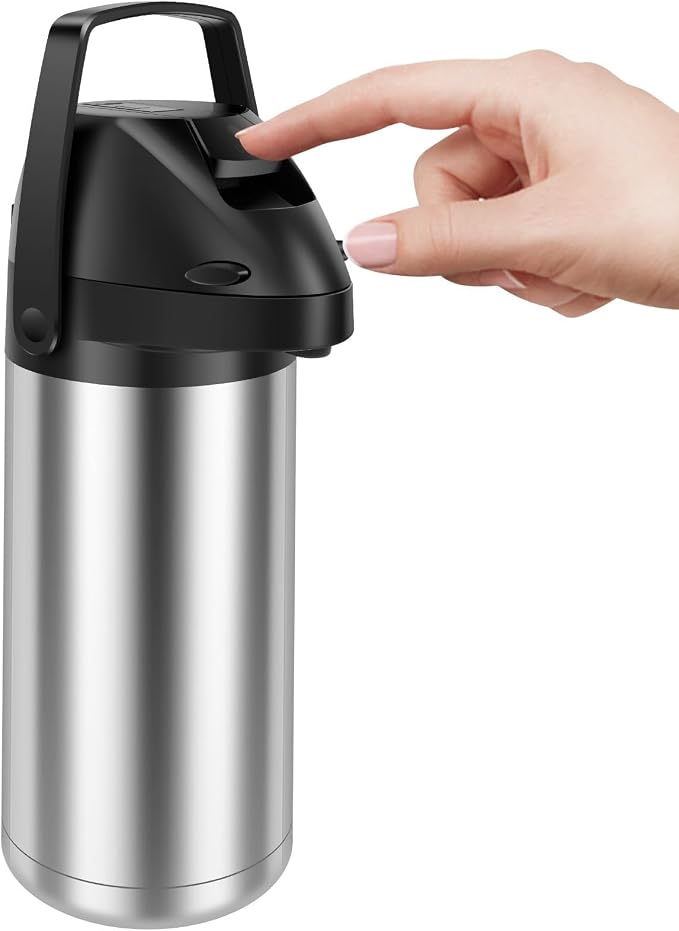Insulated coffee machine with pump, double-layer insulated hot drink kettle Exquisite Choice by Unknown