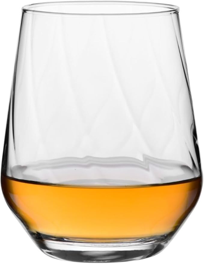 KROSNO Water Glasses Set of 3, 14.54 oz, LUMI Splendour Collection | Drinking Glasses, Lead-Free Crystal Glassware, Juice Glasses, Water Glass Set, Dishwasher Safe, Made in Europe - Image 7
