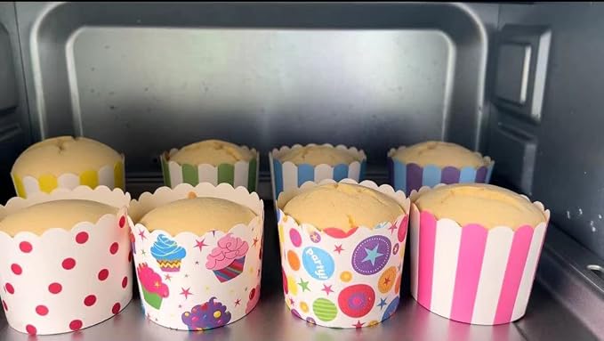 1000pcs Random Colorful Paper Baking Cups Muffin Cupcakes Liners Baking Cases Wrapper - Image 5