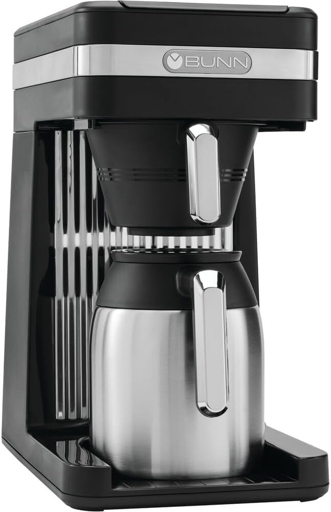 BUNN 55200 CSB3T Speed Brew Platinum Thermal Coffee Maker Stainless Steel, 10-Cup, Black by BUNN