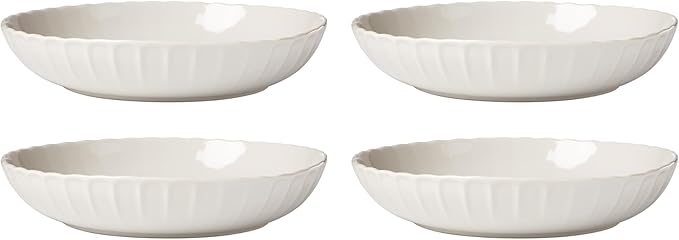 Lenox 897275 French Perle Groove Dinner Bowls, Set of 4 by Lenox