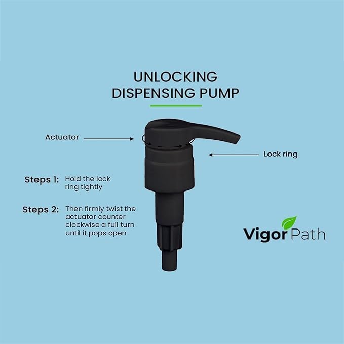 Universal Shampoo/Conditioner Dispenser Pump for Bottles, Leak Proof, Pump Top (Black - Pack of 4)
