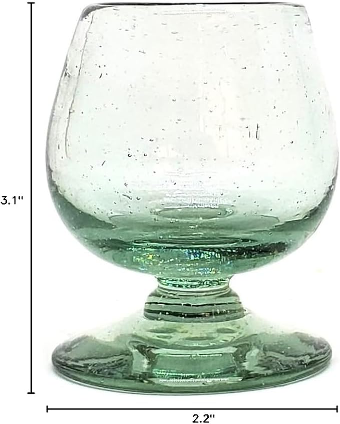 Clear 2.5 oz Tequila Sippers (set of 6), Recycled Glass, Lead-free, Toxin-Free (2.5 oz Sipper) - Image 5