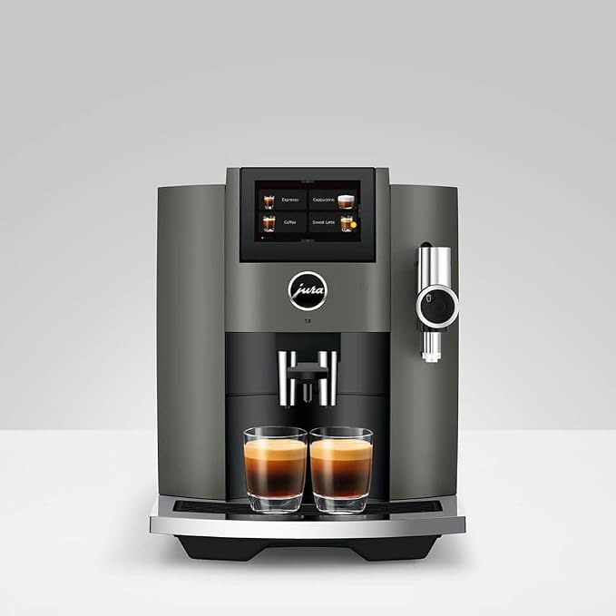 Jura 15755 S8 Automatic Smart Coffee and Espresso Machine - Dark Inox | S8 Model, Smart Technology, Automatic Brewing, Dark Inox Finish - Image 6