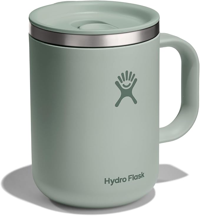 Hydro Flask Coffee Mug – Insulated Stainless Steel, Non Spill, Leak Resistant Travel Mug 24 Oz Agave Green - Image 2